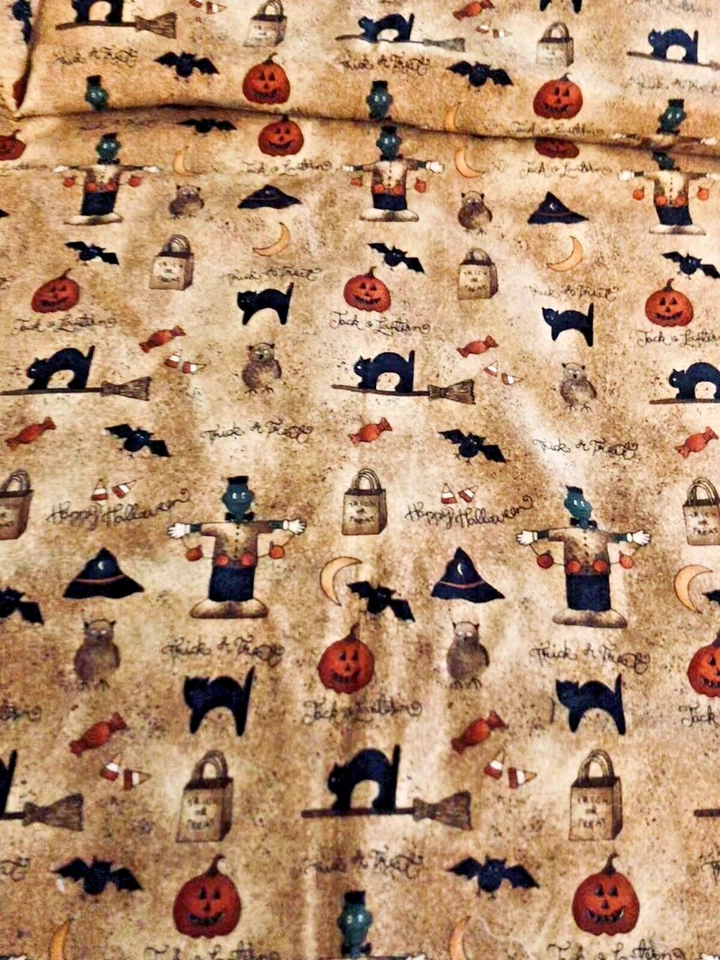 De colección Debbie Mumm Mumms la Palabra Halloween Monstruos Gatos Murciélagos Jack O Linternas BTFQ Foto 4 de 4