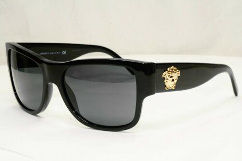 Versace Gold Medusa Sunglasses Black Square Fashion Designer MOD VE 4275 GB1/87 - Picture 3 of 12