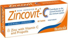 HealthAid Zincovit C Vitamin C & Zinc, 60 Tablets