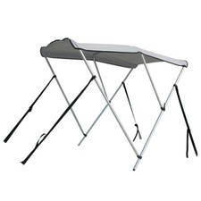 New 3-Bow Portable Bimini Top Cover Sun Canopy Suit 12 -13 ft Inflatable Boat