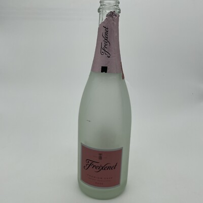 Leere Freixenet Cava Rosé Hefeflasche - Vintage Deko Flasche zum Basteln''
