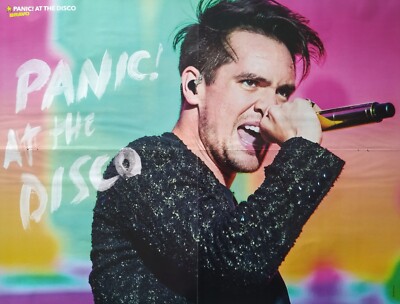 BRENDON URIE - A2 Poster (XL - 42x55cm) Panic at the Disco Plakat BRAVO Magazine