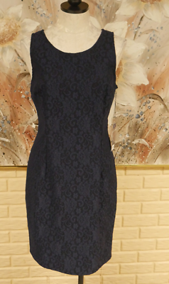 NWT JENNIFER LOPEZ SZ 10 OPULENT FANTASY NAVY/BLACK LACE SLEEVELESS DRESS | eBay NWT JENNIFER LOPEZ SZ 10 OPULENT FANTASY NAVY/BLACK LACE SLEEVELESS DRESS | eBay