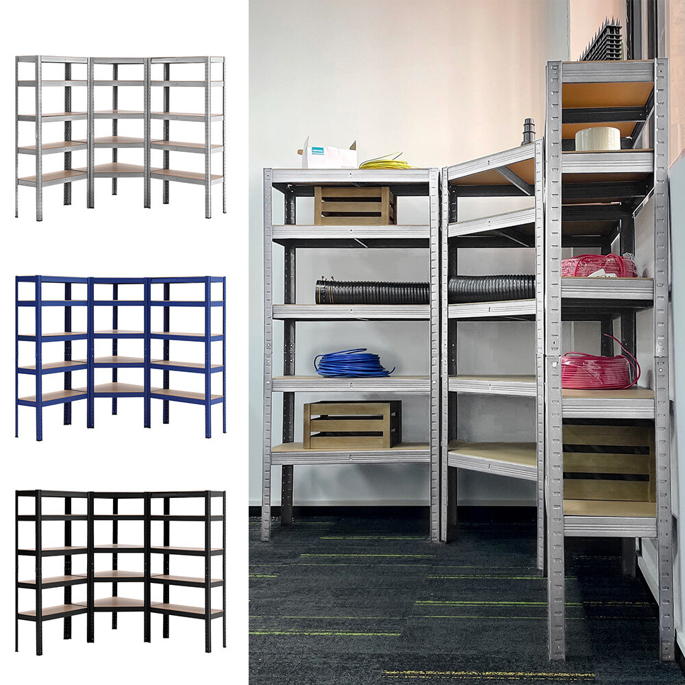 Corner Racking Garage Shelving Kit 5 Tier Heavy Duty Garage Storage
