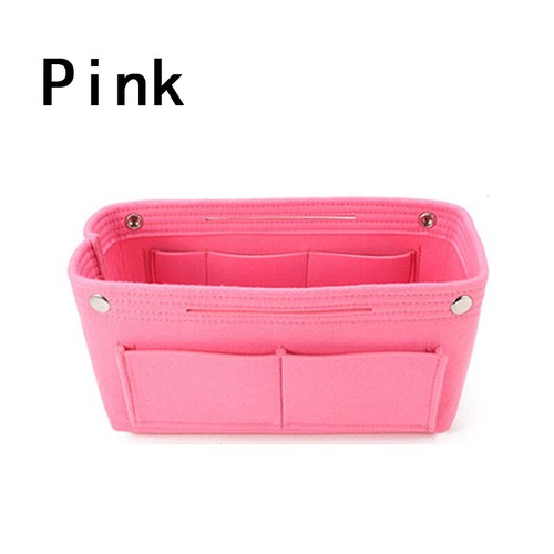 Women Handbag Organizer Purse Insert Bag Felt Fabric Storage Pouch Case Decor - Picture 15 of 22