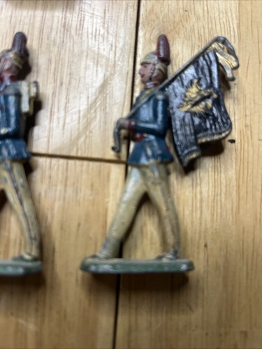 vintage painted lead toy soldier music band on bases 30 pieces, comes as a set. - Picture 7 of 14