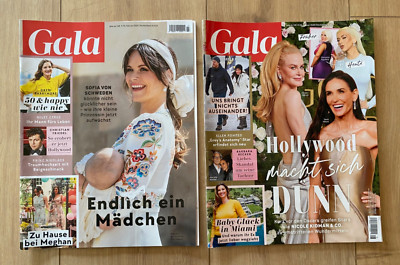 Zeitschriften Gala Nr.  7, 8 / 2025 Februar
