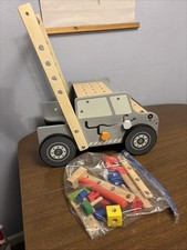 Camión de juguete Labebe de madera para bebé niño pequeño 1-3 años regalo niños