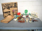 ROY ROGERS Rodeo Playset MARX  Dale Evans Penny Edwards Original BOX Early 1950s
