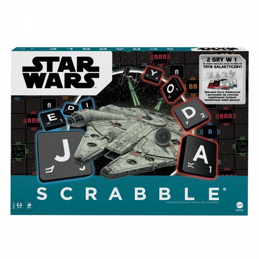 194735082704 Игра Scrabble Star Wars Mattel 9390₽