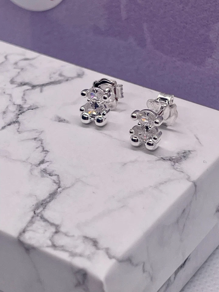 Nuevos Pendientes Tous 8 mm Plata y Cristal de Roca Motivo Cuarzo Color Oso Foto 2 de 4