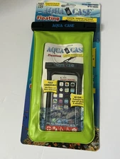 NEWAqua Case Floating 100% Waterproof 7" Smartphone Phone Case Green Underwater