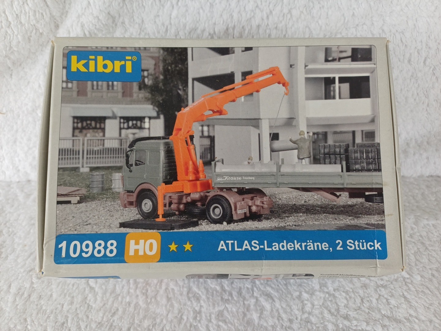 Kibri 10988 HO Gauge 1/87 Scale ATLAS loading cranes 2 pieces In Sealed Box