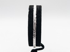 Designer 200 ENGRAVED 5mm Sterling Silver Bangle Bracelet