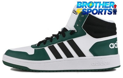 Adidas Neo Hoops 2.0 Mid 'Black Green' FW5995 Men