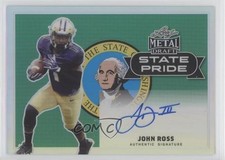 2018 Leaf Metal Draft State Pride John Ross #SP-JR1 Auto 1k5