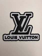 Designer Logo Patch - Fashion Designer Iron Patch - Black & White