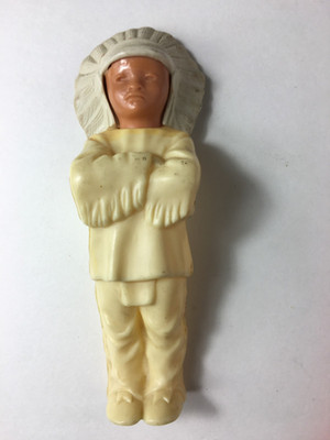 VINTAGE 1950s Native American INDIAN CHIEF FIGURINE