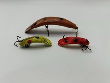 Vintage mixed lot Of 3 LAZY IKE lures Fishing Lures