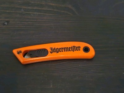 Jägermeister Cuttermesser   Original Werbeartikel   Seltene Sammlerware
