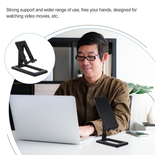 1pc Creative Foldable Desktop Phone Tablet Storage Rack Storage Stand for Home - 第 8/12 張圖片