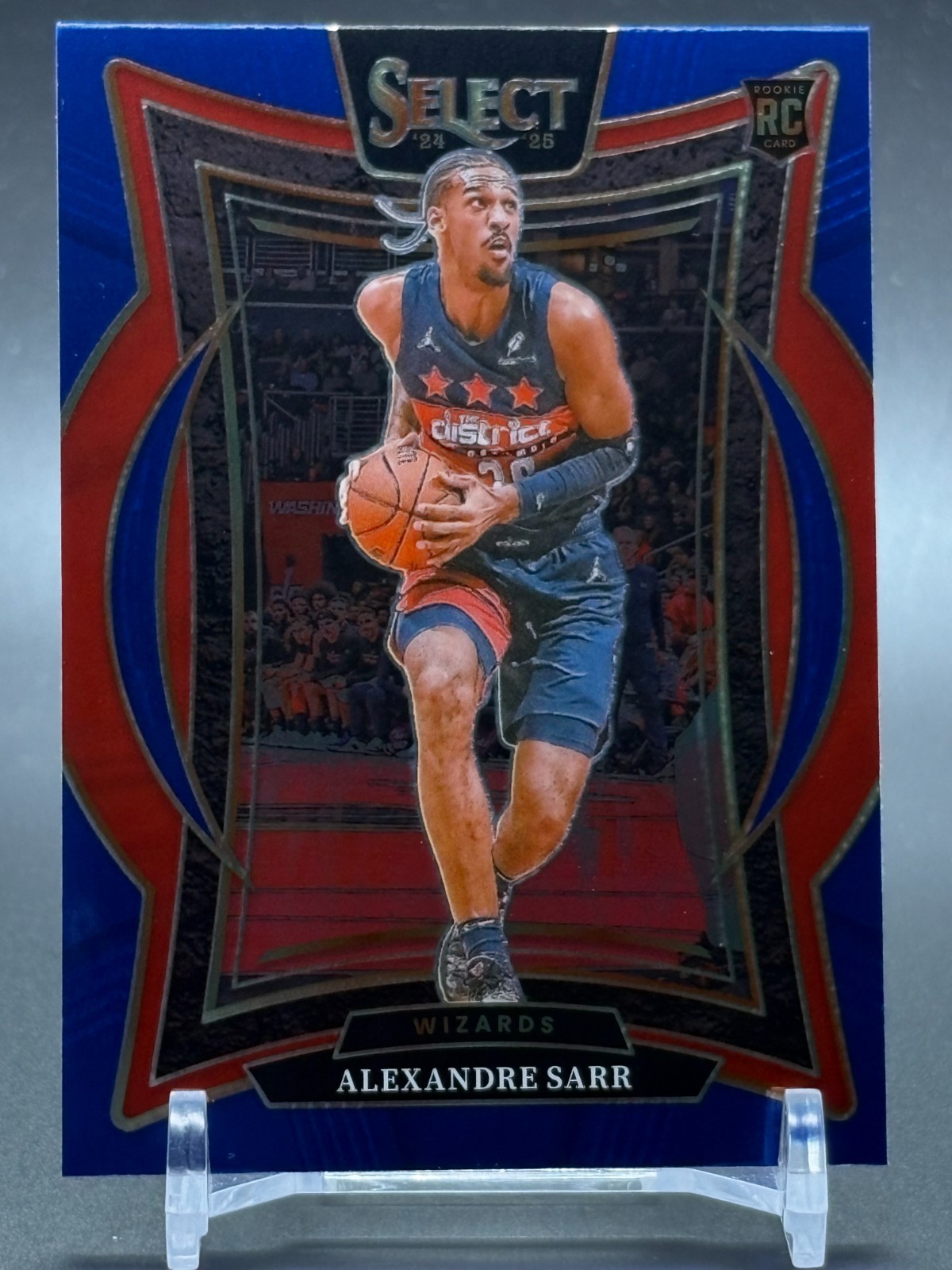 2024-25 Panini Select Retail Blue #73 ALEXANDRE SARR Washington Wizards RC
