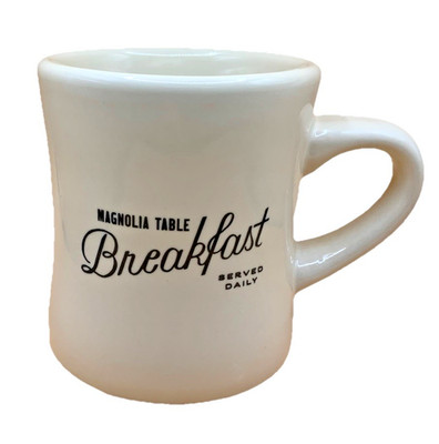 Magnolia Table 12oz Off-White Good Ol  Days Breakfast Served Daily Coffee Mug