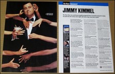 2003 Jimmy Kimmel 2-Page Q&A Magazine Article Photo Jimmy Kimmel Live! ABC