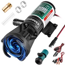 12V RV Macerator Pump, Portable 12GPM Waste Pump for RV Sewage