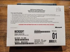 Microsoft Windows OEM System Builder Pack