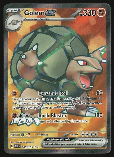 SV: Scarlet & Violet 151 Golem ex #189/165 Pokemon Card