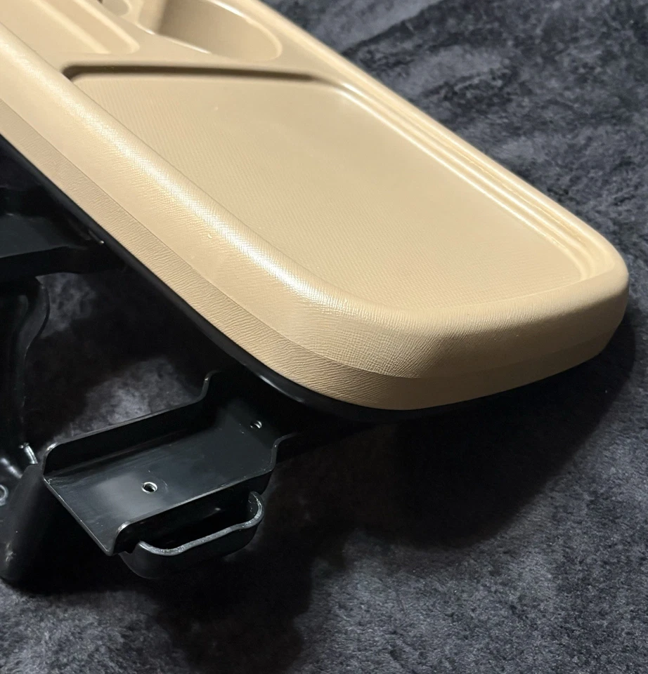 02-06 Honda CR-V Center Folding Console Tray Cup Holder Tan OEM - Image 4 of 4