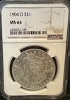 1904-O Morgan Dollar NGC Certified MS64