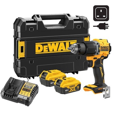 229) DCD799P2T-GB - DEWALT 18V XR Compact Bohrhammer Schrauber 2x 5Ah Akkus