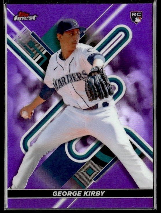 L42,242 - 2022 Finest Purple Refractors #12 George Kirby /250