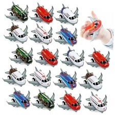 18 Toy Airplanes, Mini Pull Back Toys for Kids 3-5 Years Old Plane Party