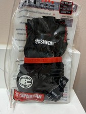 Fit Four Gloves Red/Black OCR Slit Grip Spartan Race Obstacle Course Gloves NOS