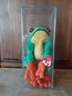 Vintage Retired 2001 Ty Original Beanie Babies PANAMA Baby Tree Frog MINT