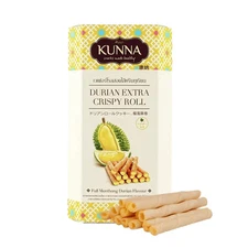Durian Extra Crispy Roll, Full Monthong Durian Flavor,2.46 oz【Thailand Trendy】