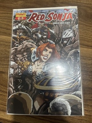 RED SONJA GOES EAST UDON POWER RED FOIL VARIANT LTD 600 DF COA DYNAMITE MOVIE