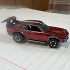 Vintage Hot Wheels Redline Mighty Maverick Red 1969 Mattel Hong Kong