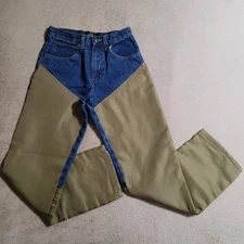 REDHEAD JEANS Kids Youth Size 14 Indigo Denim 5-Pocket Brush Field Pants Rugged