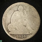 1938-O No Stars Liberty Seated Dime - AG Details - New Orleans Mint