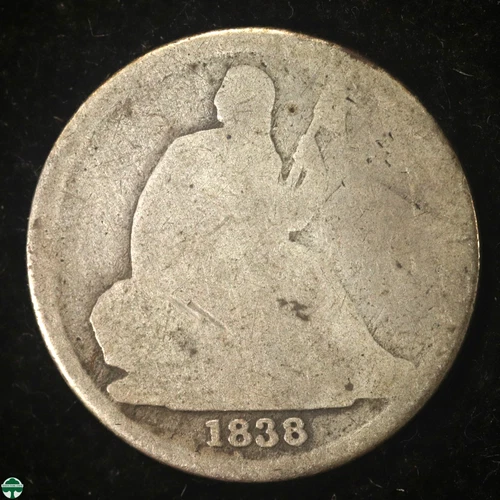 1938-O No Stars Liberty Seated Dime - AG Details - New Orleans Mint