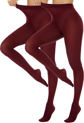 80D Women's Tights Semi Opaque Solid Color Stretchable High Waist   Pantyhose