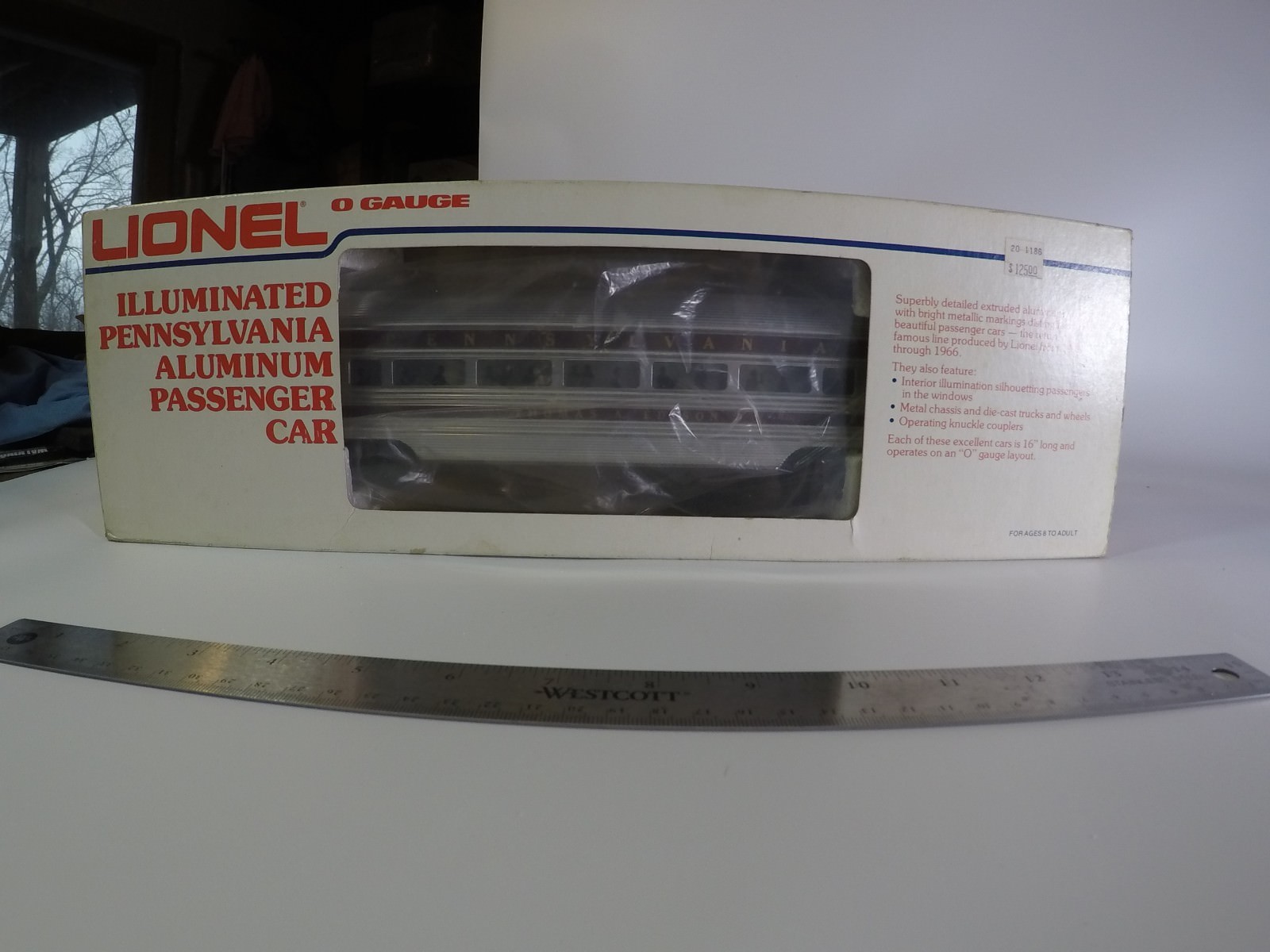 Lionel Thomas A. Edison pasajero de aluminio de 6-9575 Coche Nuevo En Caja Circa 1981 Lionel Thomas A. Edison pasajero de aluminio de 6-9575 Coche Nuevo En Caja Circa 1981