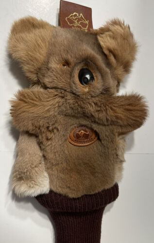 Koala Soft Plush Golf Club Head Cover Made In Australia With Hook