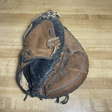 Mizuno Vintage MVT C011 Baseball Catchers Mitt RHT Professional Model Leather