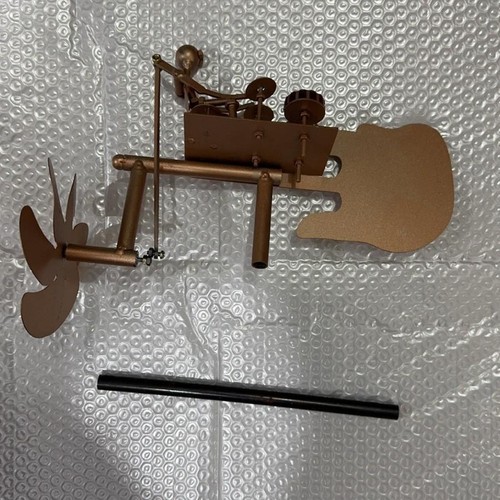 Drummer Windmill Garden Decoration,Stainless Steel Music Windmill-Handmade-New;; - Picture 7 of 8