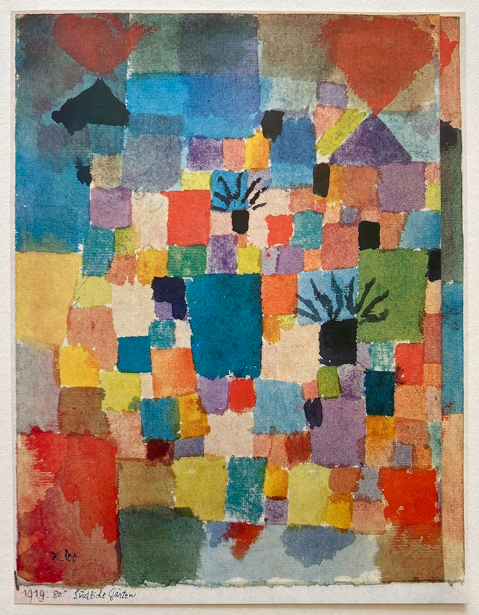 PAUL KLEE RARE 1967 1ST EDTN MODERNIST LITHOGRAPH PRINT 